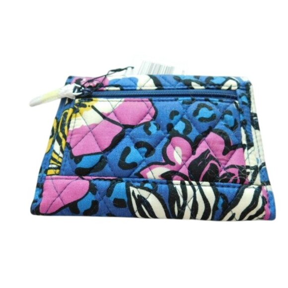 Vera Bradley Euro Wallet African Violet Print NWT $38 - Picture 2 of 3